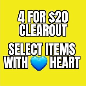 4 for $20 Clearout Sale